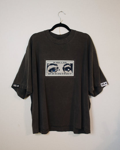 Blue Gaze Oversized Tee