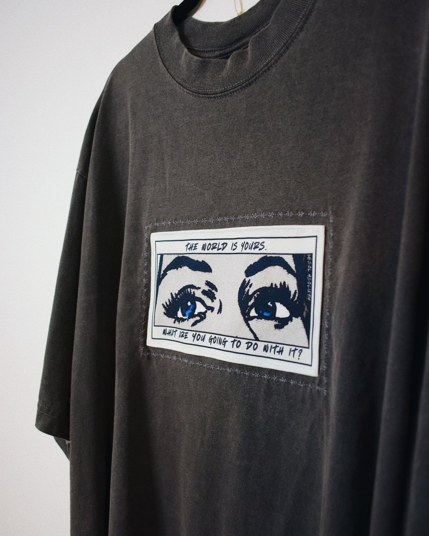 Blue Gaze Oversized Tee