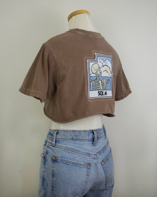 Scare Yourself Cropped Tee